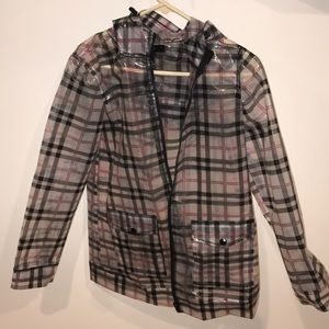 PLAID RAINJACKET